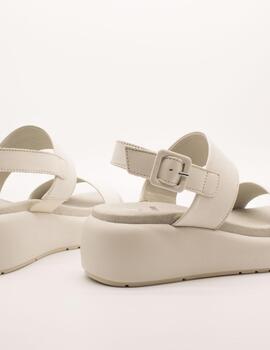 Sandalia Callaghan 33600 Roma Off White de Mujer