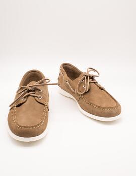 Nautico Pielsa 44100 Serraje Taupe de Hombre