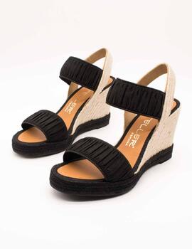 Sandalia Casteller 49-125-603 Curly Negro de Mujer