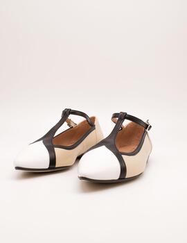 Zapato Miuxa Zalita Off White de Mujer