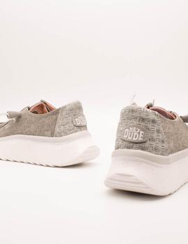 Deportivo Hey Dude Wendy Peak Chambray Walnut de Mujer