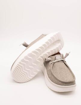 Zapato Hey Dude Wendy Peak Chambray Walnut de Mujer