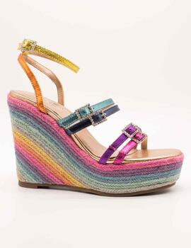 Sandalia Exé Naomi-927 Metallic Multicolor de Mujer