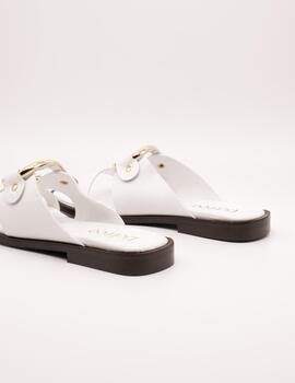 Sandalia Be Free Nice-110 Leather White de Mujer