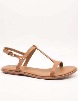 Sandalia Tommy Hilfiger FW07930-GU9 Summer Cognac de Mujer