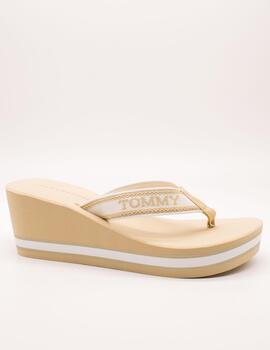 Sandalia Tommy Hilfiger FW7903-ACR Harvest Wheat de Mujer