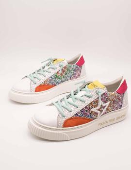 Deportivo Cetti C-1342 Glitter Multicolor de Mujer