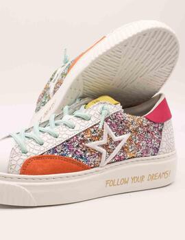 Deportivo Cetti C-1342 Glitter Multicolor de Mujer