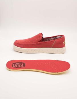 Deportivo Hey Dude Sunapee Coastline Aztec Red de Hombre