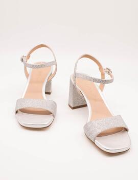 Sandalia Unisa Moraty Silver de Mujer