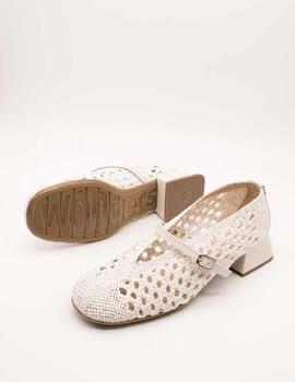 Zapato Wonders D-1205 Trenza Iseo Off