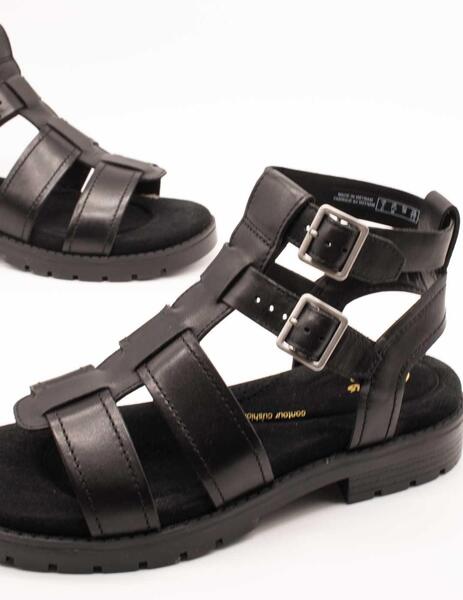 Sandalias negras clarks sales