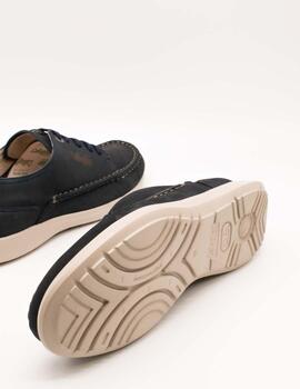 Zapato Callaghan 62201 Nobuk Soft Azul de Hombre