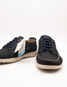 Zapato Callaghan 62201 Nobuk Soft Azul de Hombre