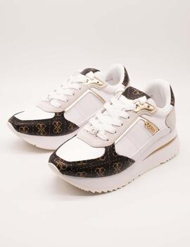 Deportivo Guess FLPEG3 FAL12 Energy3 White Brown de Mujer