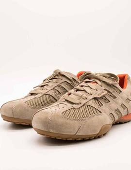 Deportivo Geox U55MNA 02214 C5004 Snake Beige de Hombre