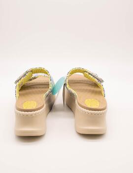 Sandalia Hey Dude HD43210-4NY Delray Blue de Mujer