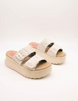Sandalia Hey Dude HD43210-2UG Delray Tan de Mujer