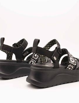 Sandalia Hey Dude HD43200-066 Delray Black de Mujer