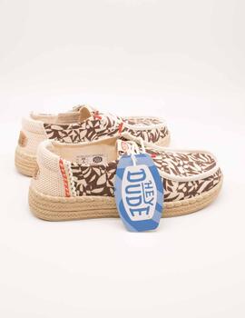 Zapato Hey Dude HD43179-2IA Wendy Downtown Brown de Mujer