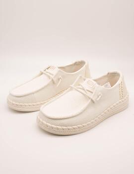 Zapato Hey Dude HD43681-100 Wendy White de Mujer
