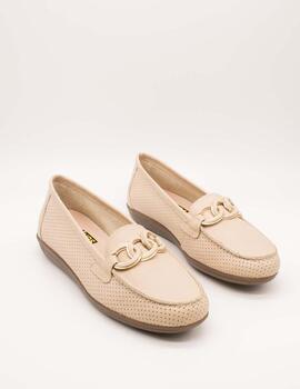 Zapato 24HRS 26456 Indios Beige de Mujer