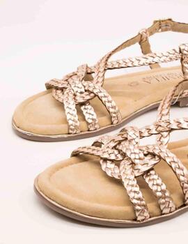 Sandalia Carmela 162388-02 Oro de Mujer