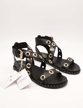 Sandalia Carmela 162389-01 Negro de Mujer