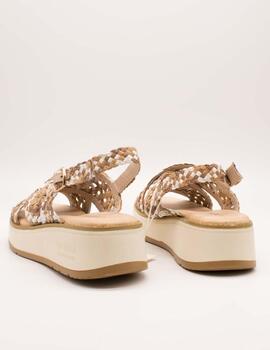 Sandalia Carmela 162306-02 Beige de Mujer