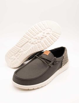 Zapato Hey Dude HD43120-0MN Wally Black de Hombre