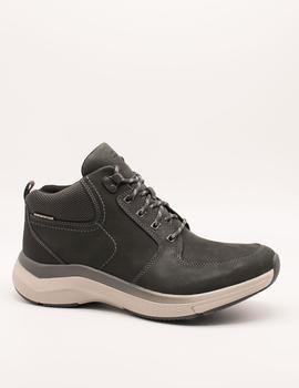 Botín Clarks Wave2.0 Hi Dark grey de hombre.