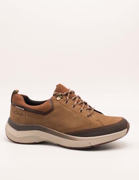 paquete Al aire libre artillería Zapato Clarks Wave2.0 Vibe Tan nubuck de hombre.