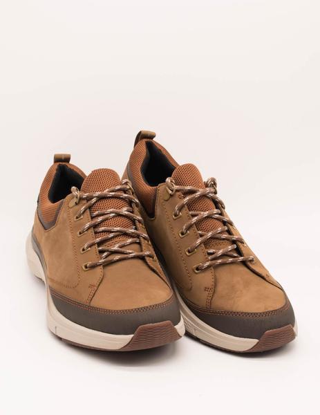 Zapato Clarks Wave2.0 Vibe Tan nubuck de hombre