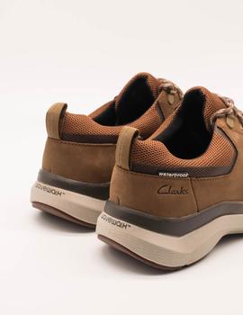 Zapato Clarks Wave2.0 Vibe Tan nubuck de hombre.