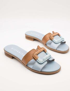 Sandalia Hispanitas HV253881 Yakarta Celeste de Mujer