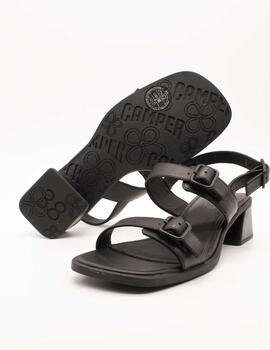 Sandalia Camper K201739-001 Kora Negro de Mujer