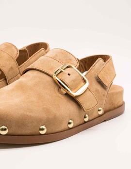 Mule Alpe 5396-11-36 Baby Silk Tan de Mujer