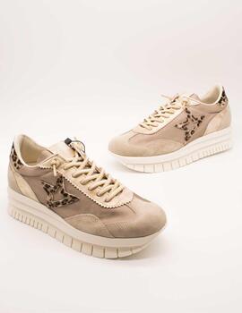 Deportivo Cetti C-1259 Ante Metal Champagne de Mujer