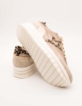 Deportivo Cetti C-1259 Ante Metal Champagne de Mujer