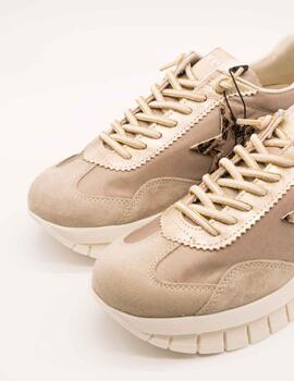 Deportivo Cetti C-1259 Ante Metal Champagne de Mujer