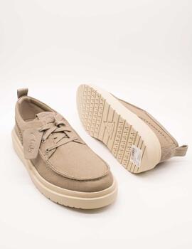 Zapato Clarks 26180867 Polden Moc Grey de Hombre
