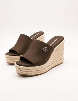 Sandalia Calvin Klein YW01699-GUH Rocky Brown de Mujer