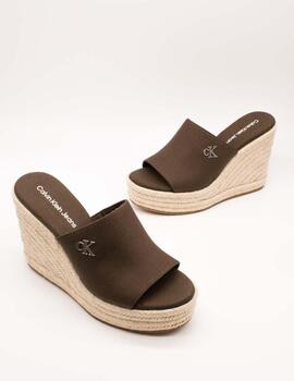 Sandalia Calvin Klein YW01699-GUH Rocky Brown de Mujer