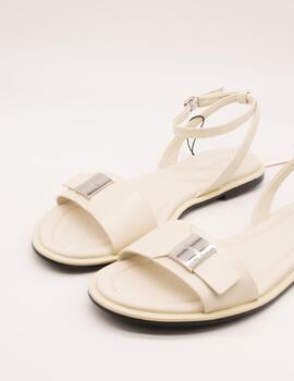 Sandalia Calvin Klein HW02367-AEO Turtle Dove de Mujer