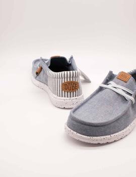 Zapato Hey Dude HD43126-4XA Wally Denim de Hombre