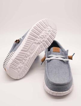 Zapato Hey Dude HD43126-4XA Wally Denim de Hombre