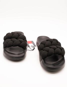 Chancla Tommy Hilfiger EN02764-BDS Black de Mujer