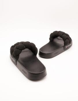 Chancla Tommy Hilfiger EN02764-BDS Black de Mujer