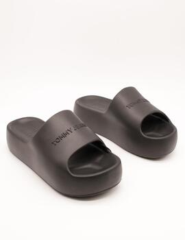 Chancla Tommy Hilfiger EN02879-BDS Black de Mujer
