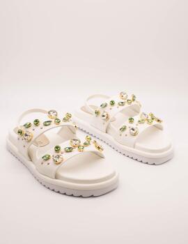 Sandalia Cafenoir C1GD9102 Bianco de Mujer
